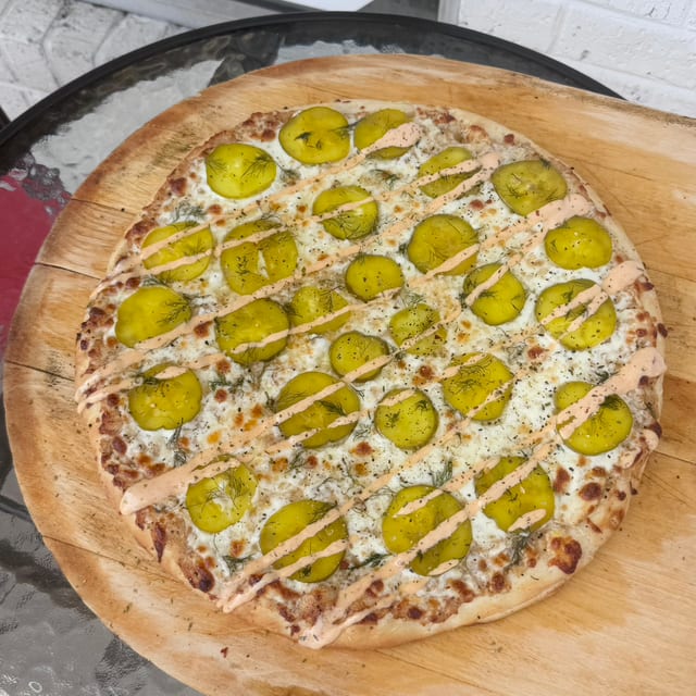 Pizza of the Month: Pickle Pizza.